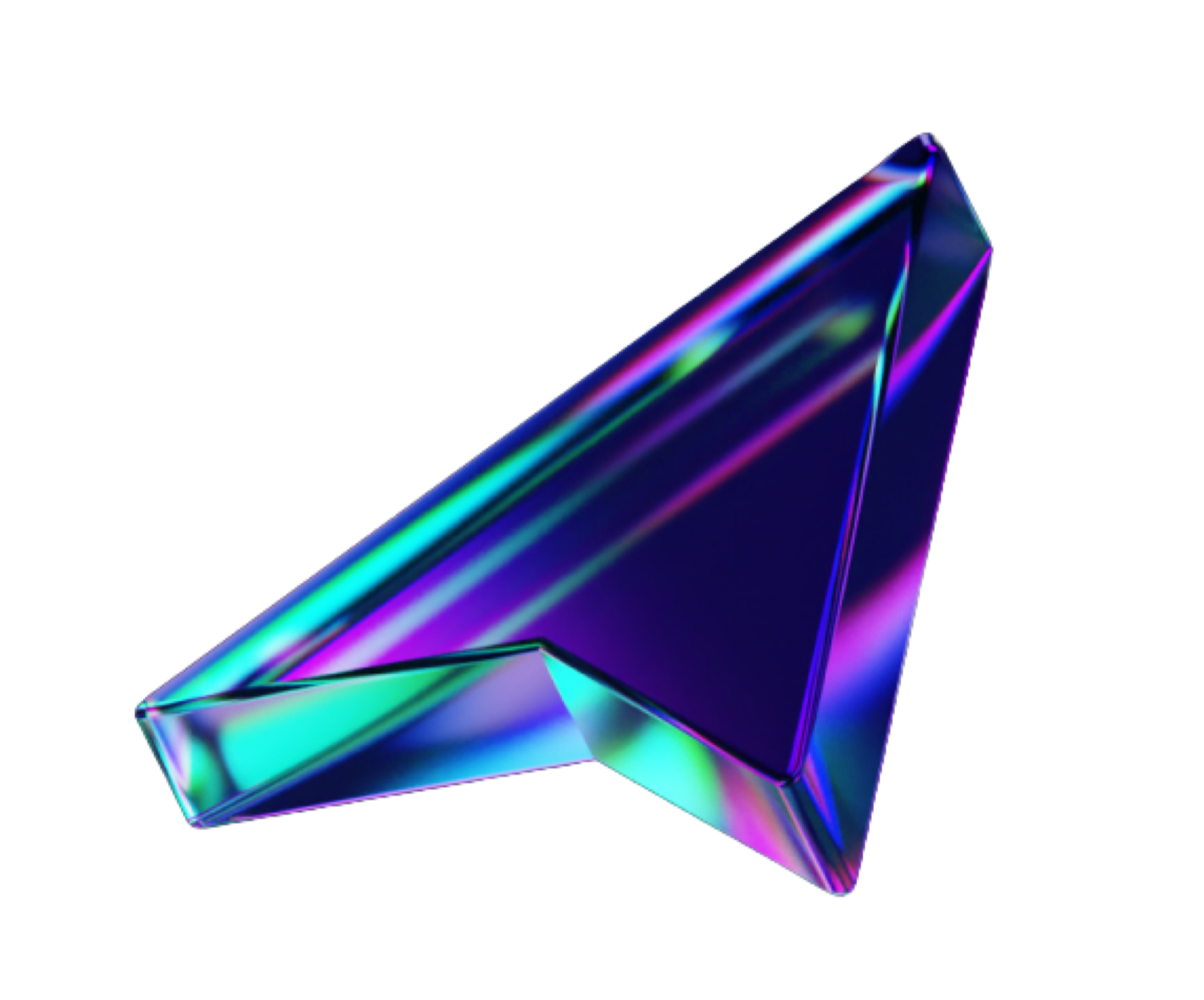 Iridescent prism visual from the Sila Pay visual language